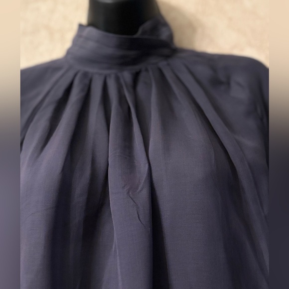 Worthington Sheer Long Sleeve Blouse - Picture 3 of 6